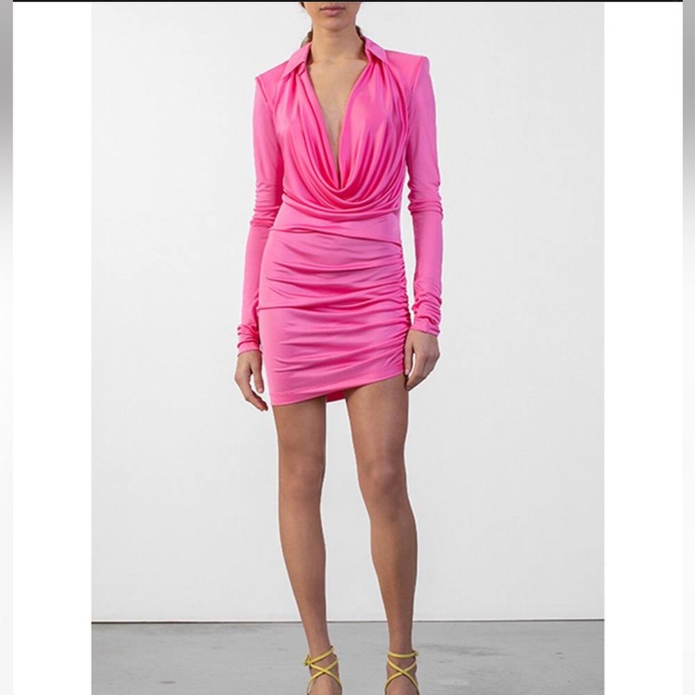 Gauge 81 Utena Hot Pink Mini Dress